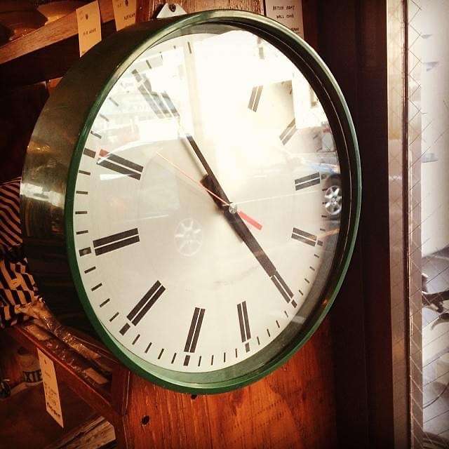 British army wall clock ;-)